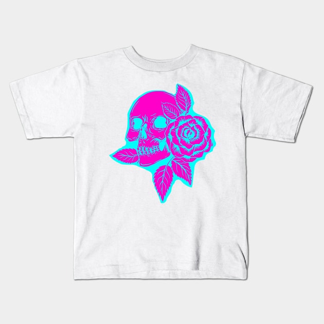 Skulls Kids T-Shirt by ZethTheReaper